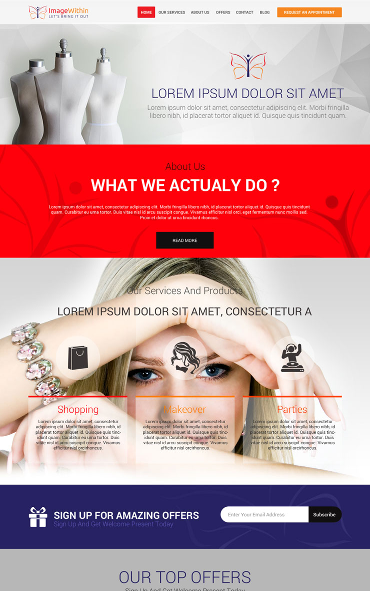 Image With In — Professional services website by The Web Maker