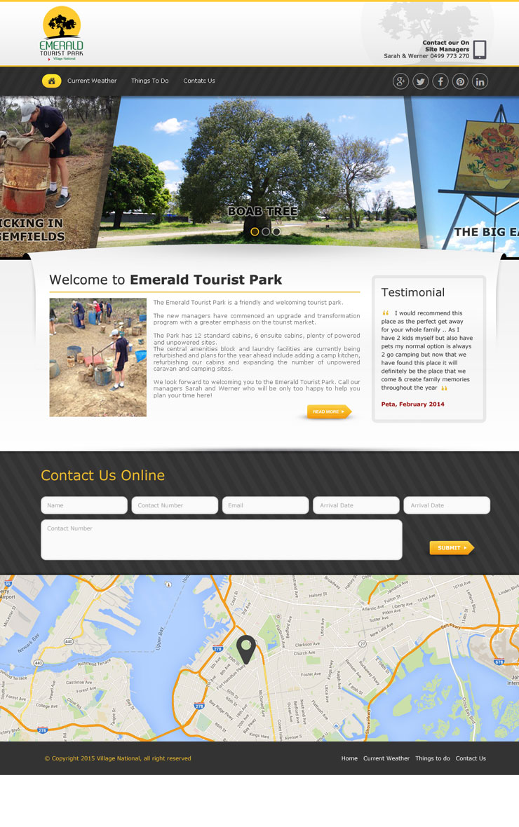 Emerald Farms — Farm business website by The Web Maker