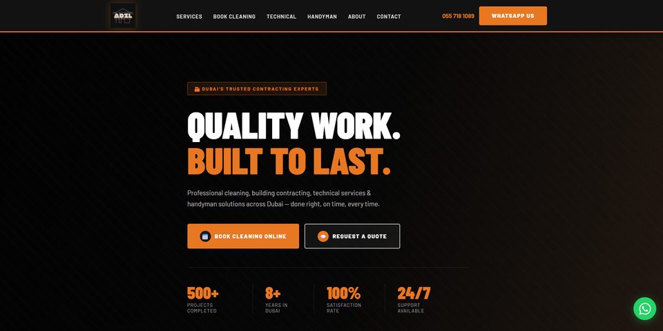 Meridian Facilities Group starter website demo
